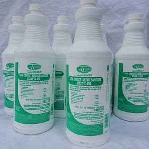 Food Contact Surface Sanitizer Ready to use.  

Cl